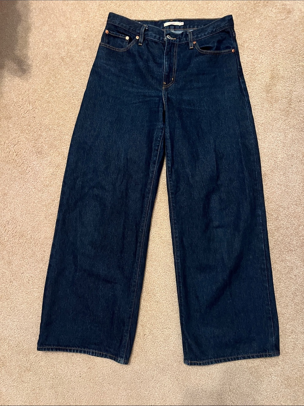 Levi's Dark Blue Wide Leg Jeans 29/30